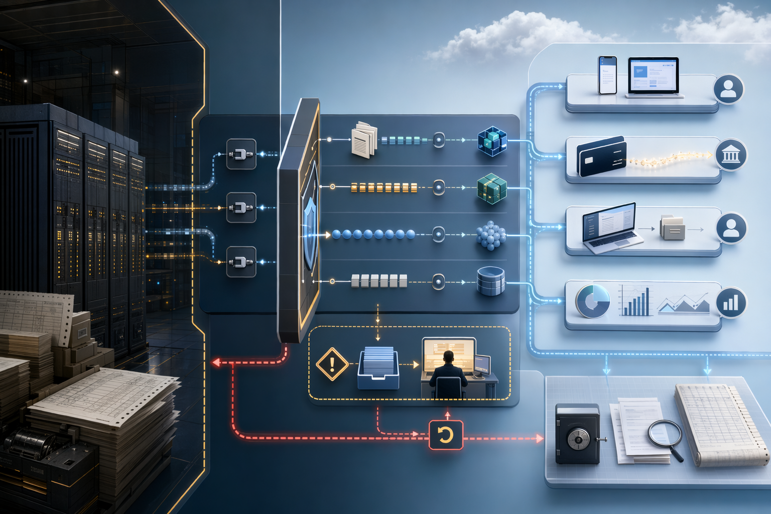 Commercial lending modernization: integration contracts and exception handling