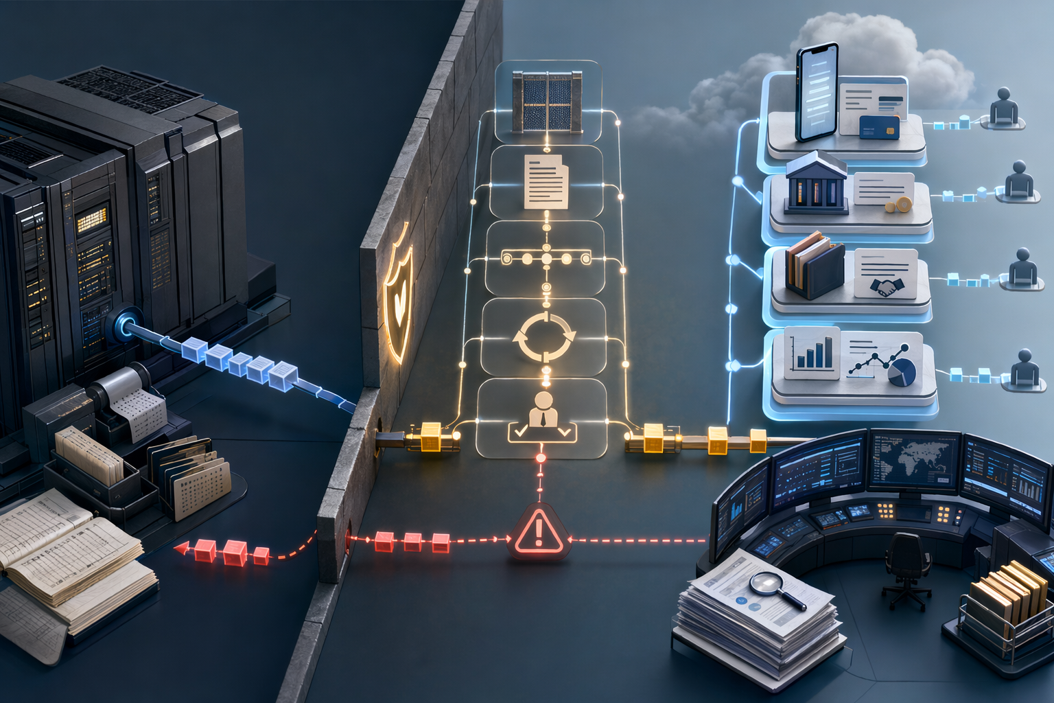 Core banking modernization: system-of-record boundaries before migration